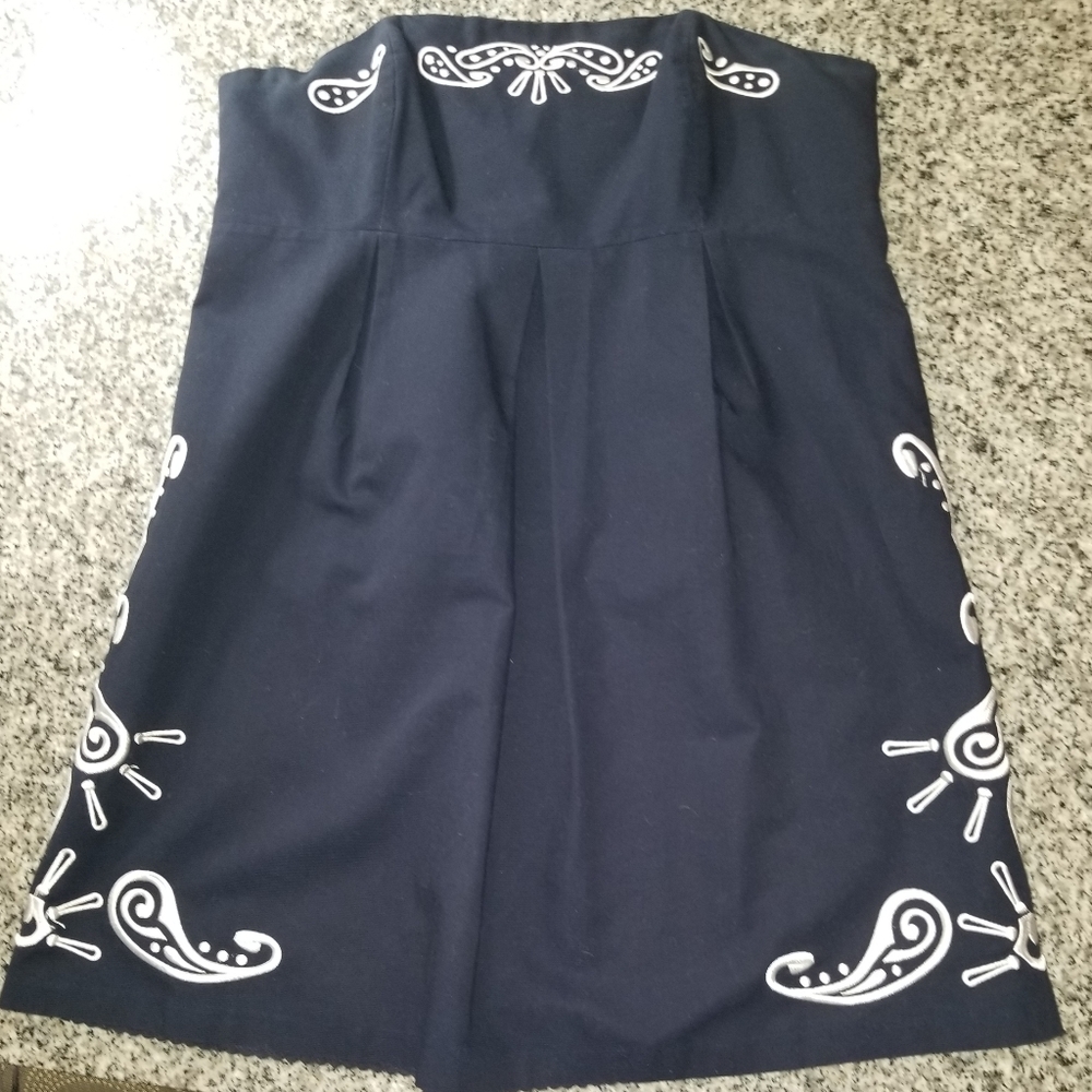 Tommy Hilfiger Navy Strapless Dress size 16